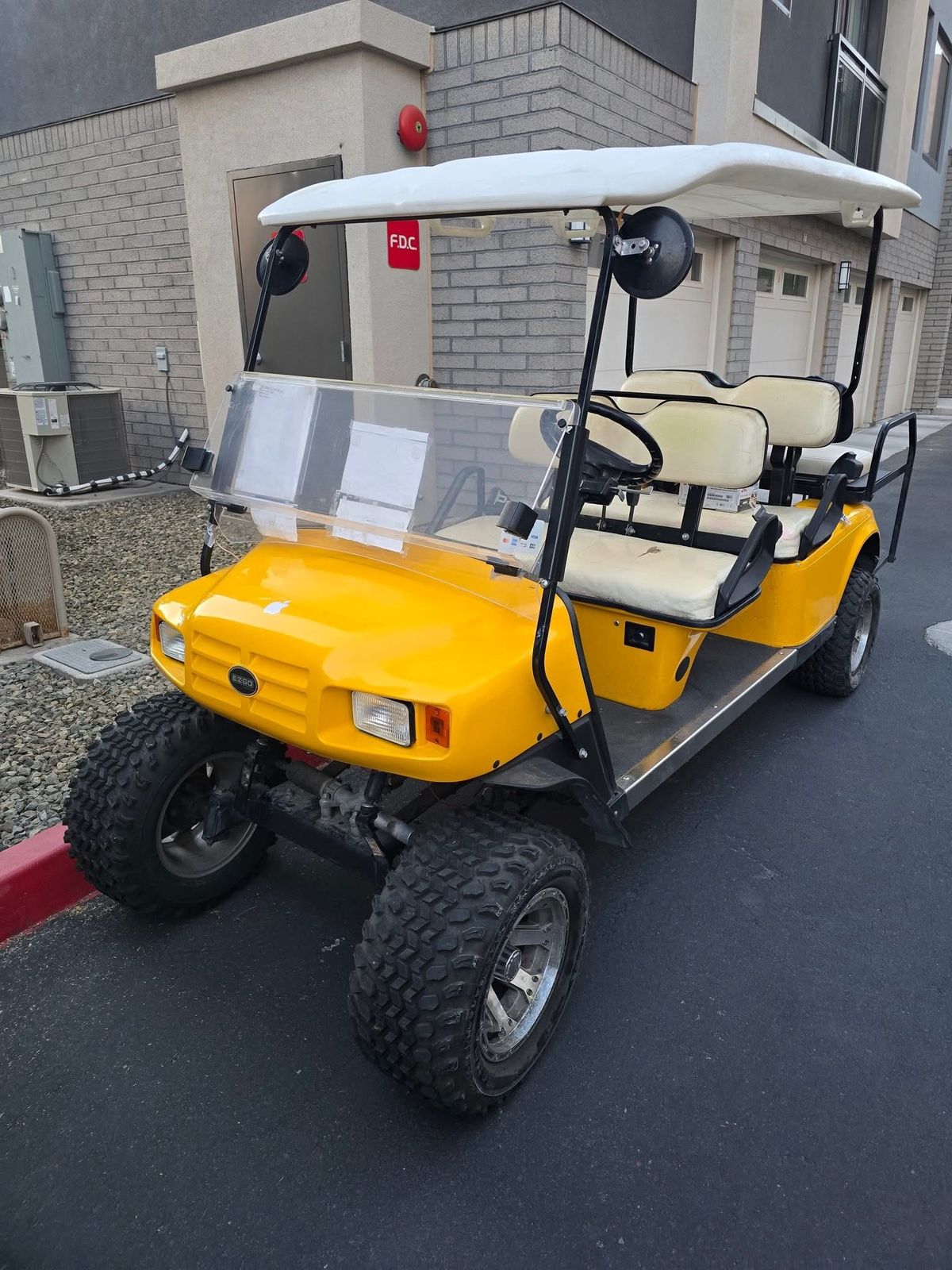 JVC Bluetooth stereo installed in golf cart dash